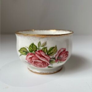 Vintage Royal Standard Fine Bone China Orleans Rose Sugar Bowl Pink Roses